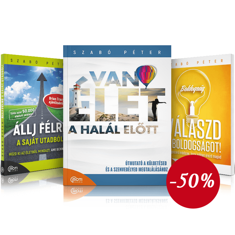 Szabó Péter - Mindennapi Motiváció könyvcsomag (ÁF-VanÉlet-Boldogság) - Image 2