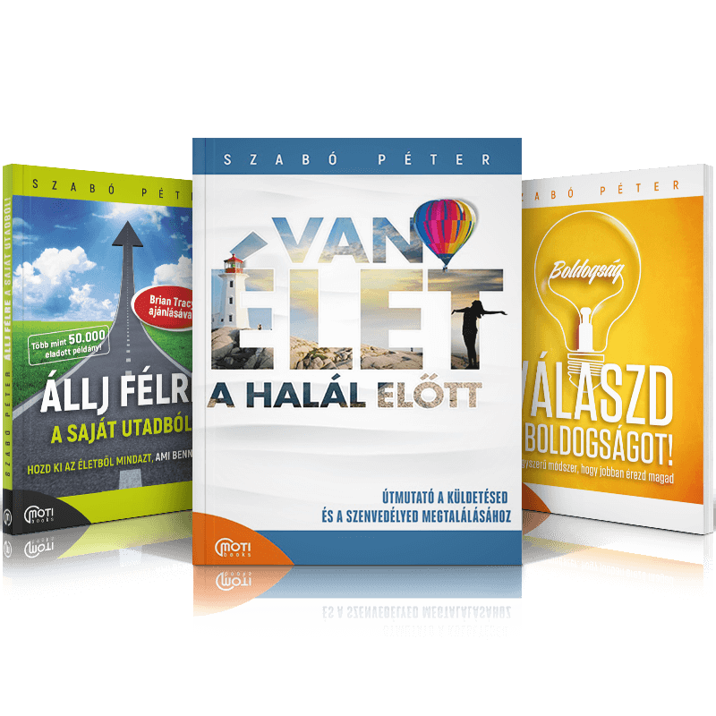 Szabó Péter - Mindennapi Motiváció könyvcsomag (ÁF-VanÉlet-Boldogság)