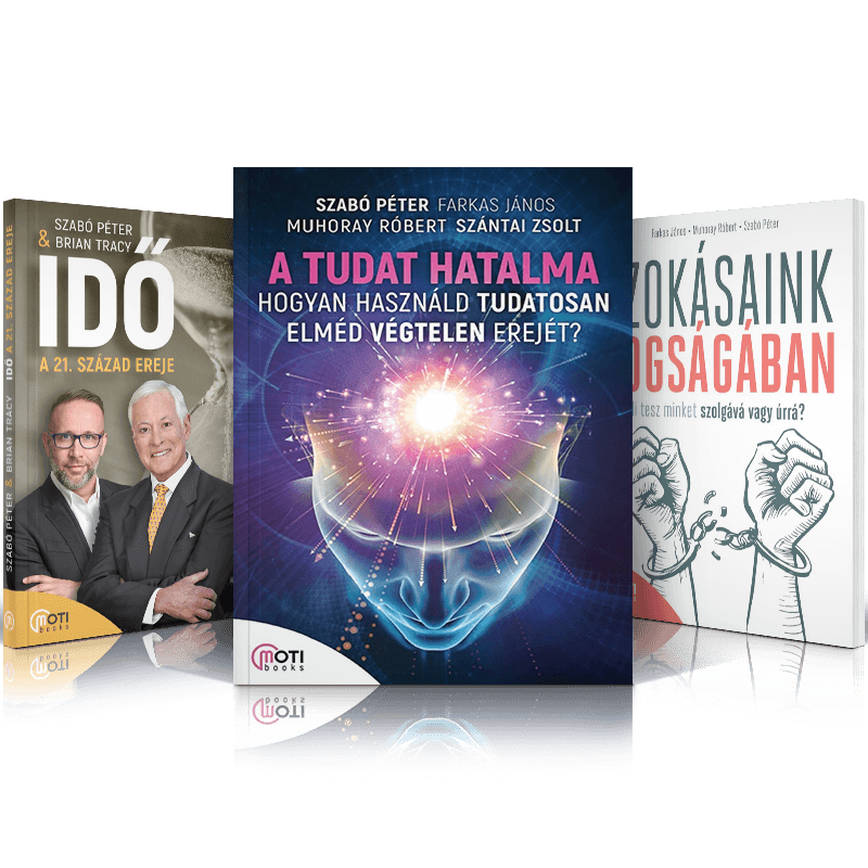 Tudatosság könyvcsomag - 3in1 (Tudat-Szokásaink-IDŐ)